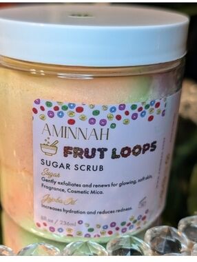 Aminnah Fruit Loops Sugar Scrub - Multicolor